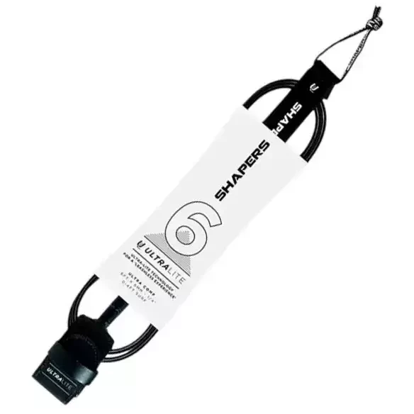 Surf Leash Shapers Ultra Lite Comp Black