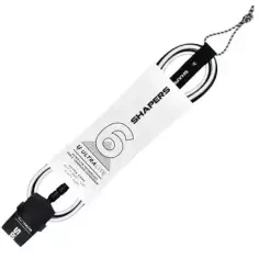 Shapers Ultra Lite Leash Black/White