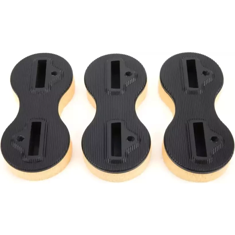 3er-Sets M-Fins Dual Tab Plugs Black