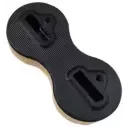 juego de 3 Plugs M-Fins Dual Tab Black