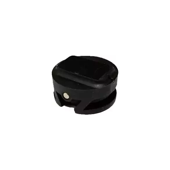 Plug leash M-Fins per tavola da surf con coperchio nero