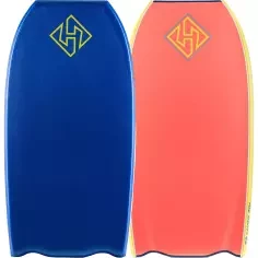 bodyboard Hubboards Hubb Firestarter PE Bat Tail Dark Blue/Coral Red