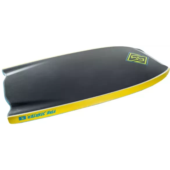 Bodyboard Hubboards Hubb Firestarter PE Bat Tail Aqua Blue/Dark Grey