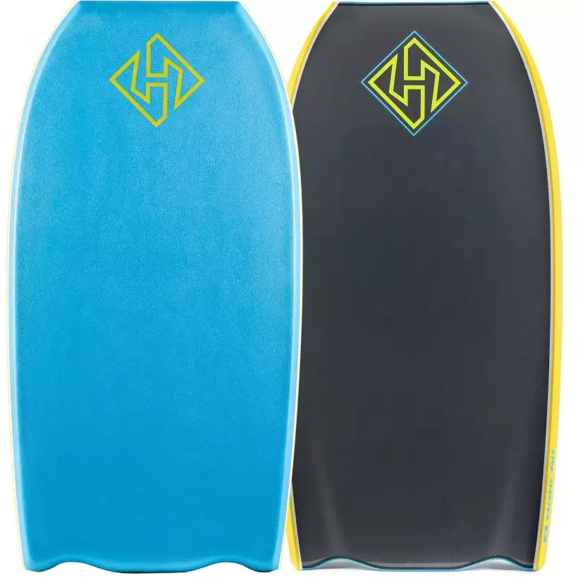 Bodyboard Hubboards Hubb Firestarter PE Bat Tail Aqua Blue/Dark Grey