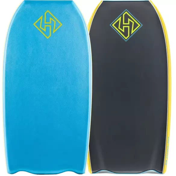 Bodyboard Hubboards Hubb Firestarter PE Bat Tail Aqua Blue/Dark Grey