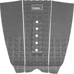 Grip de surf Futures Traction pad 3 pièces Grey