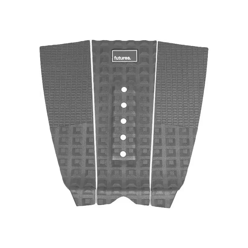 Futures Surf Grip Traction Pad 3‑teilig Grau
