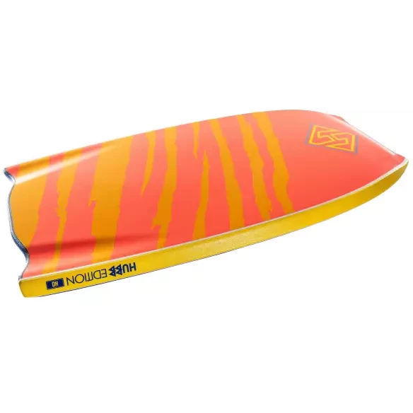 bodyboard Hubboards Hubb Edition PP HD Bat Tail Donkerblauw/Koraalrood