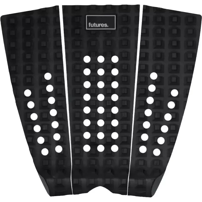 Grip de surf Futures Brewster 3 peças Black