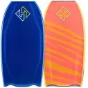 Bodyboard Hubboards Hubb Edition Quad Core PP Sci-Five Bat Tail Dunkelblau/Korallenrot