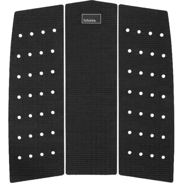 Futures Landing Pad 3-Piece Surf Grip Black