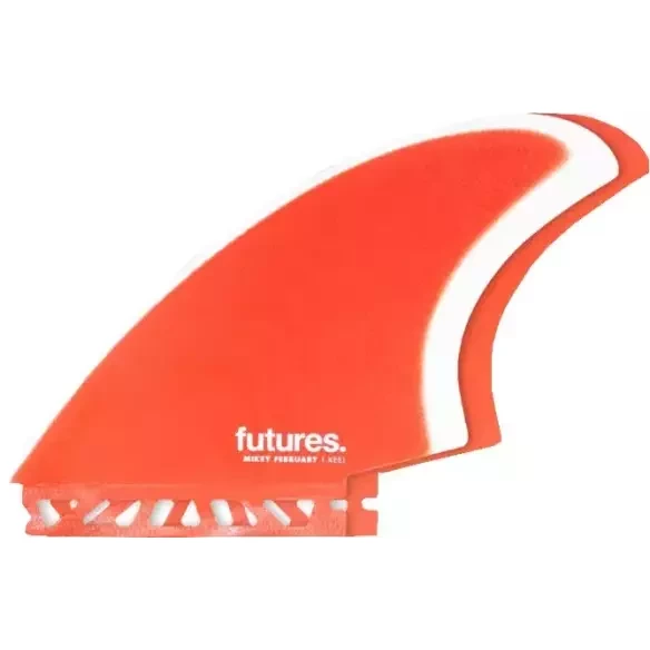 Futures Keel Fins Mikey February Fiberglass Red / White