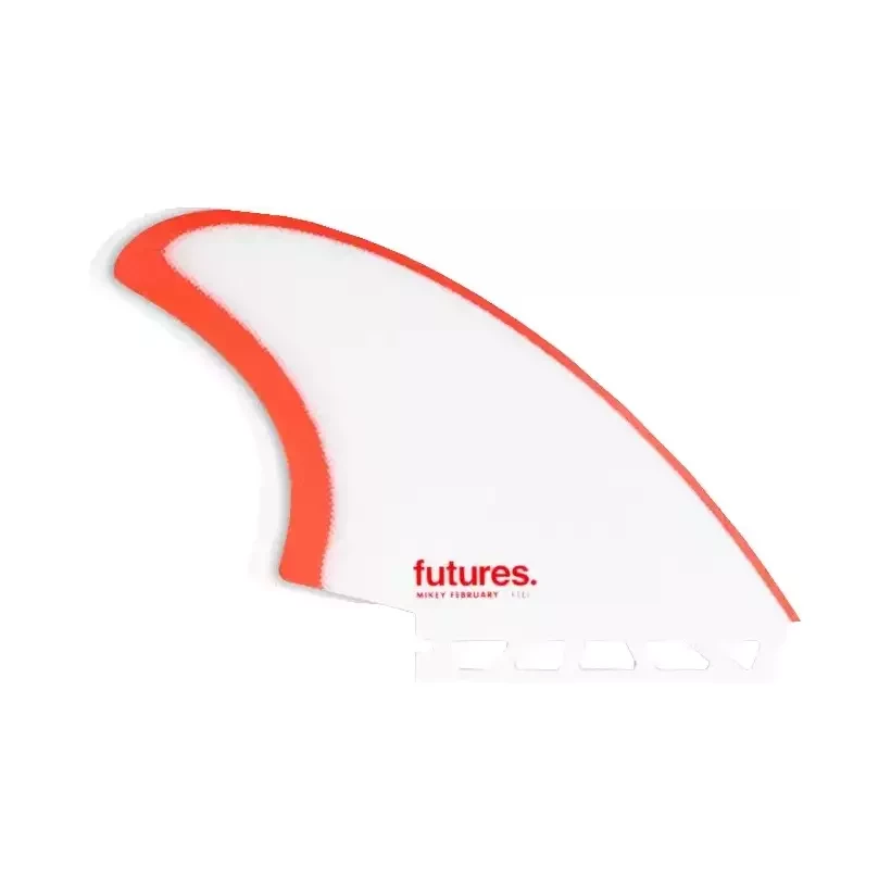Dérives Futures Keel Mikey February Fiberglass Rouge / Blanc