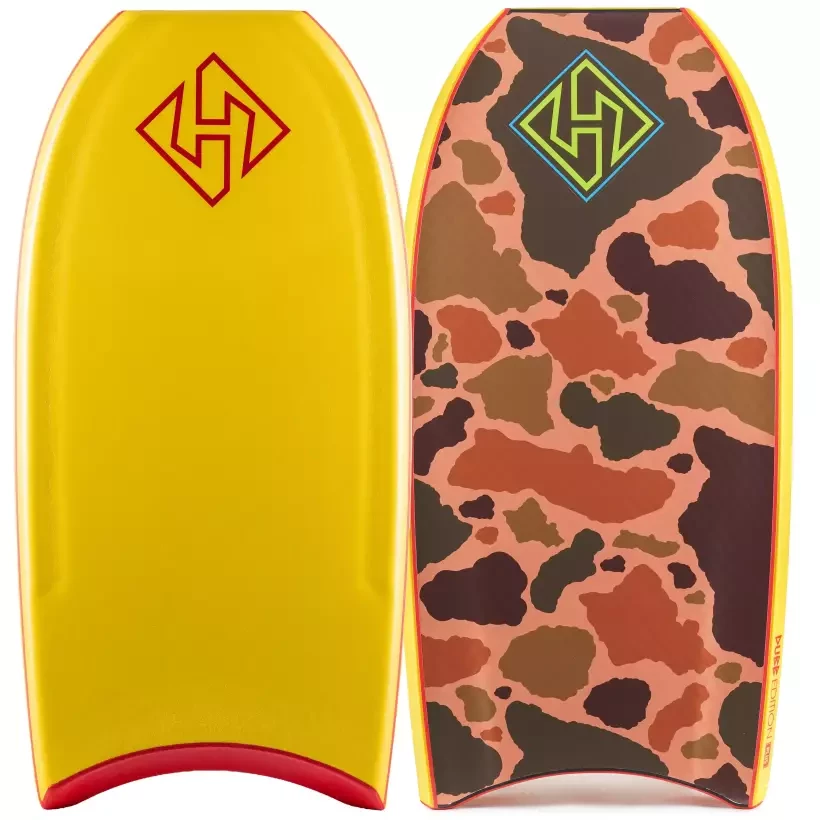 Bodyboard Hubboards Dubb Edition PP Pro Yellow/Camo