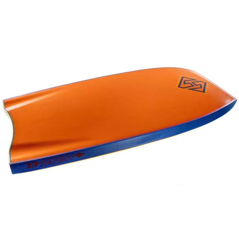 Bodyboard Hubboards Houston Arrow PE Gelb/Orange