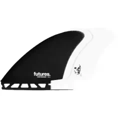 Pinne Futures Keel Christenson Fiberglass White / Black