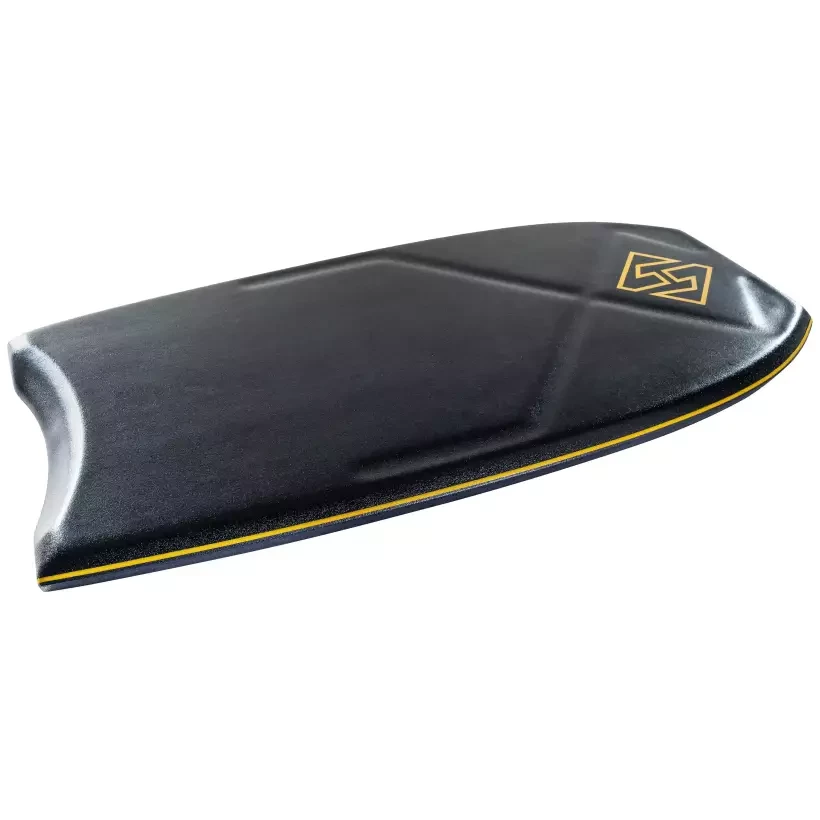 Bodyboard Hubboards Houston PP Quad Core Sci-Five Noir/Mandarine
