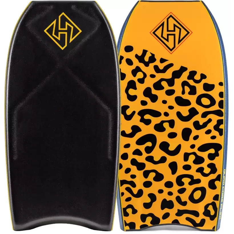 Tabela de Bodyboard Hubboards Houston Quad Core Flex Sci-Five Black/Tangerine