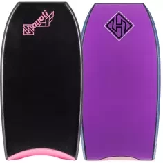 Bodyboard Hubboards Hauoli VF K15 Zwart/Violet Jade