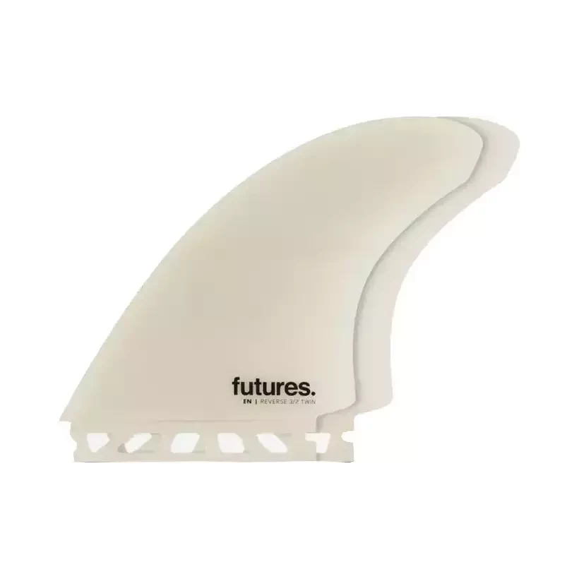 Pinne Futures Twin 3/2 Reverse Fiberglass Grey