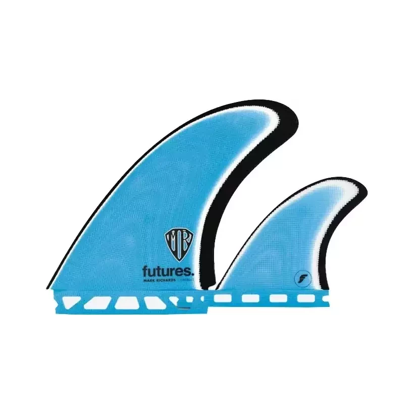 Futures Twin +1 Mark Richards Fiberglass Blue vinnen