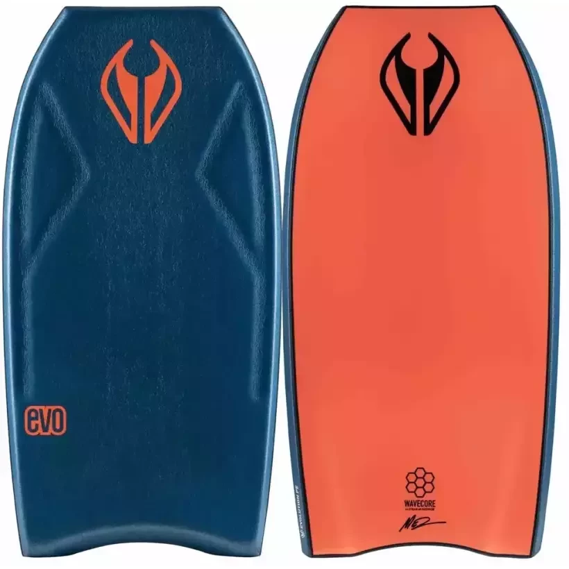 Bodyboard NMD Evolution PE Deep Sea Green/Coral Red
