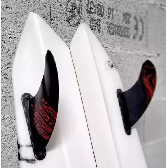 Quillas Futures Twin +1 Reverse Alpha serie Carbon Black