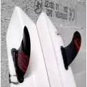 Futures Twin +1 Reverse Alpha Series Carbon Black Fins