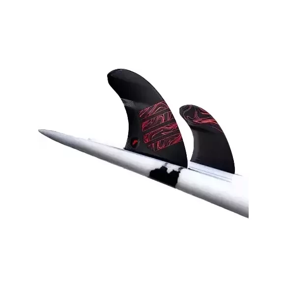 Quillas Futures Twin +1 Reverse Alpha serie Carbon Black