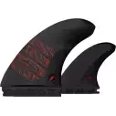 Quillas Futures Twin +1 Reverse Alpha serie Carbon Black