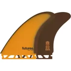 Futures Twin+1 Fiberglass Akila Aipa Brown Fins
