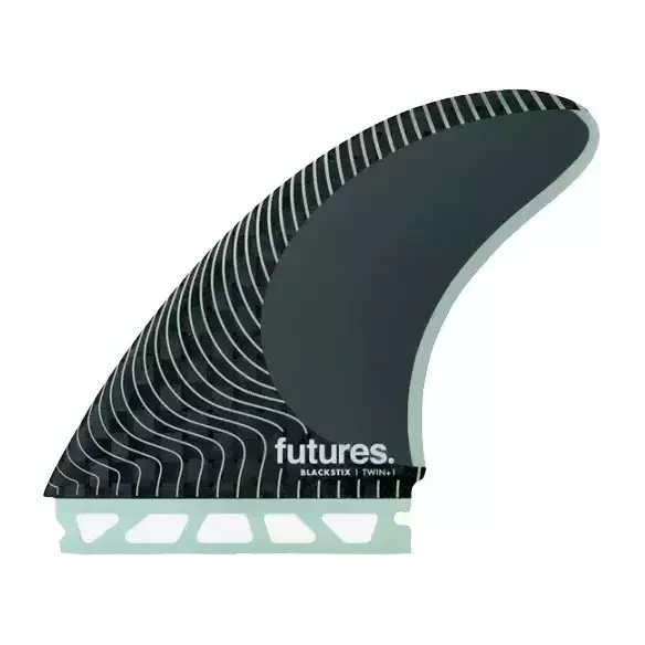 Pinne Futures Twin +1 Blackstix Frost Grey
