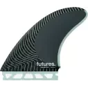 Futures Twin +1 Blackstix Frost Grey Vinnen
