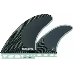 Pinne Futures Twin +1 Blackstix Frost Grey