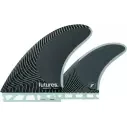 Pinne Futures Twin +1 Blackstix Frost Grey