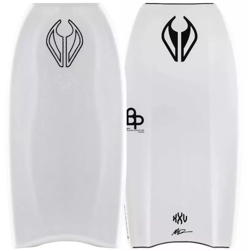 Tavola da bodyboard NMD XXV Ben Player Quantum PP 3DC White/White