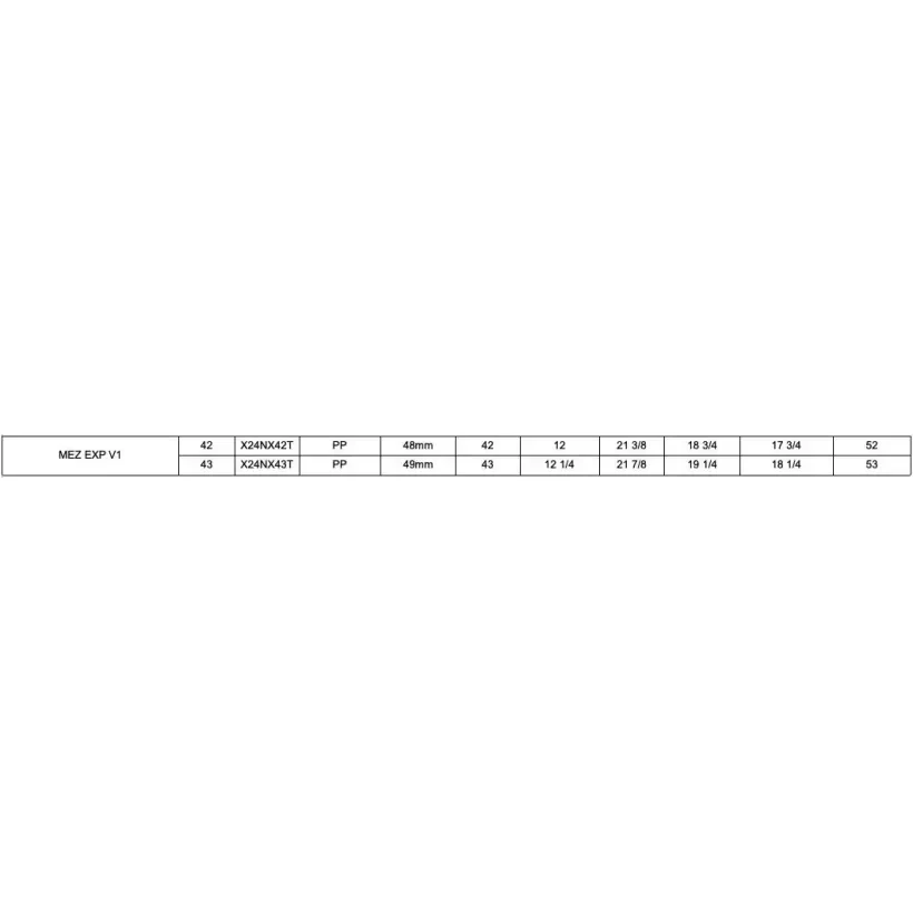 Planche de bodyboard NMD Mez Experimental Single Concave Black/Tangerine