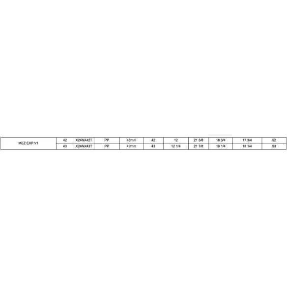 Planche de bodyboard NMD Mez Experimental Single Concave Black/Tangerine
