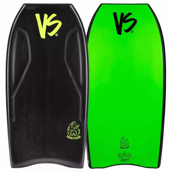 VERSUS Ignition Black/Bright Green Bodyboard