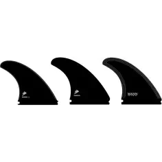 FIREWIRE Manncave Thruster Finnen Schwarz/Grau 2