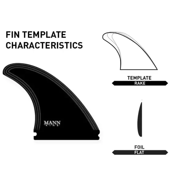 Quillas FIREWIRE Manncave Thruster Black/White