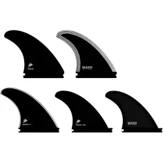 FIREWIRE Manncave 5 fin set Finnen Black/White 2