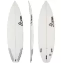 Surfplank Channel Island Zwart en Wit