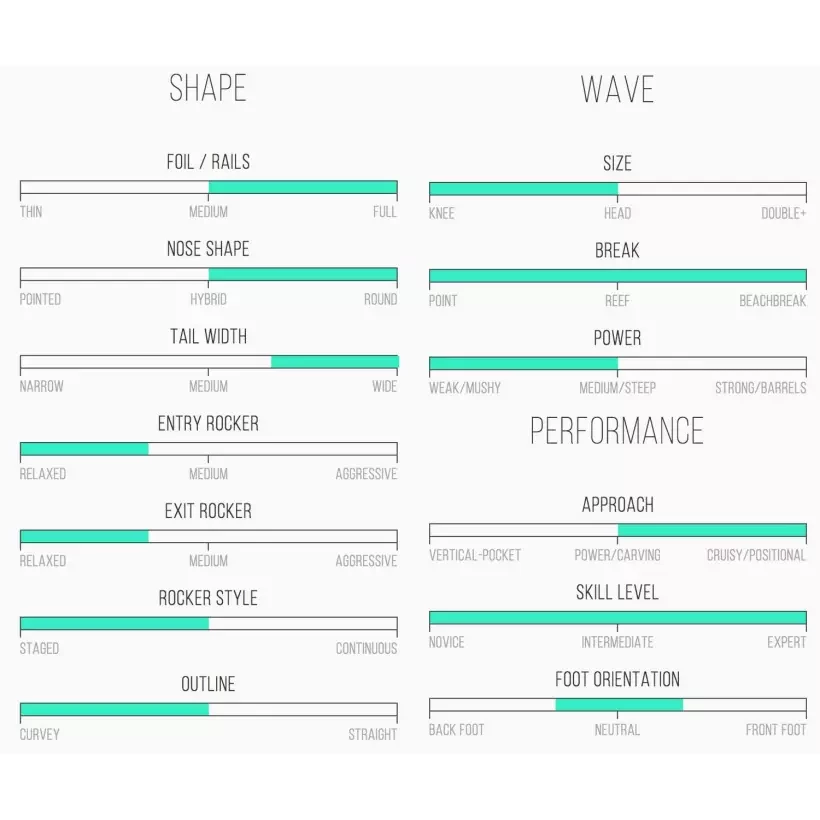Tabla de surf Channel Island Biscuit Bonzer