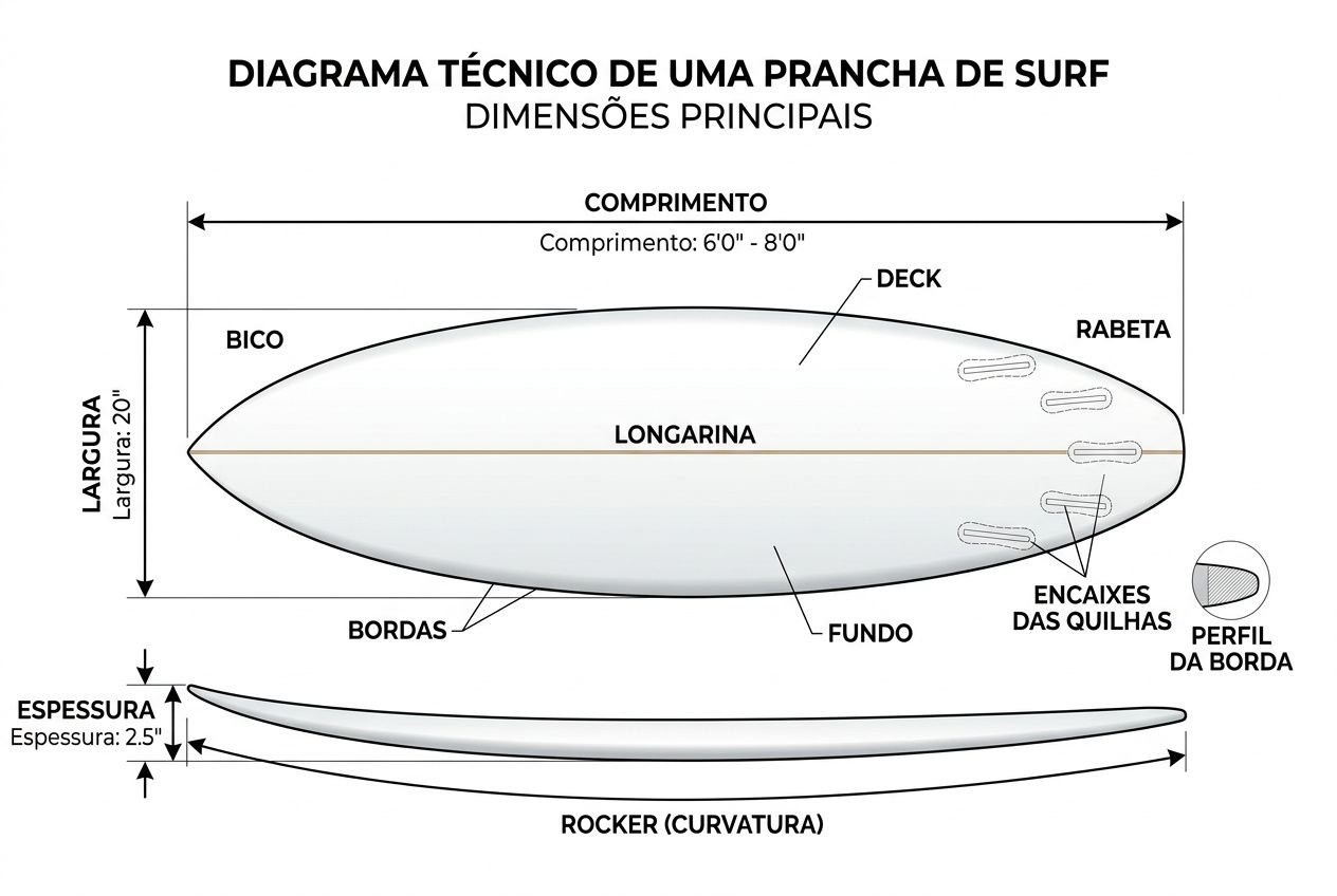 Como escolher prancha de surf para iniciantes: guia completo