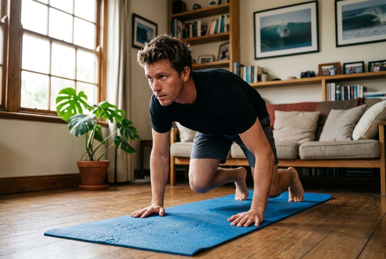 Entraînement surf hors de l'eau : exercices et explosivité
