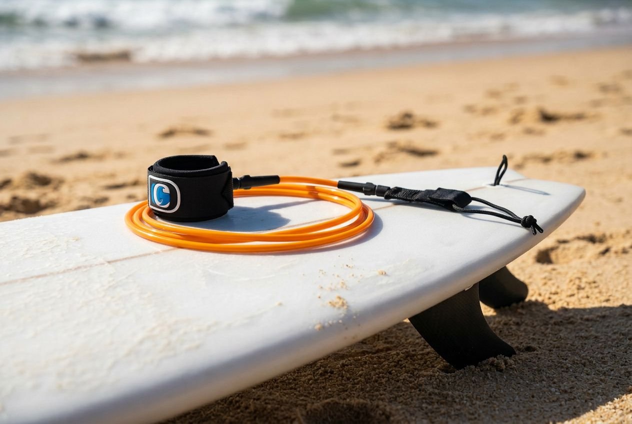 Cómo elegir el leash de surf perfecto para tu tabla