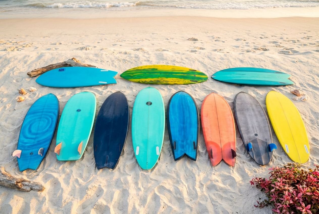 Surfboard shapes explained: types of surfboard and their differences